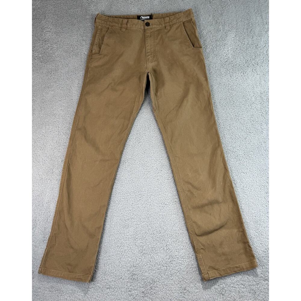 Mountain Khakis Pants Mens 35(36x33) Beige Classic Fit Canvas Workwear Outdoor